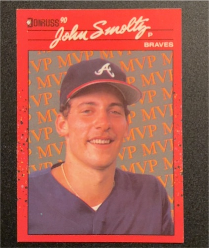 1990 Donruss #BC-12 John Smoltz — front