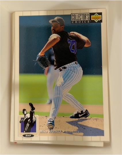 1994 Collector's Choice #417 Mike Harkey — front