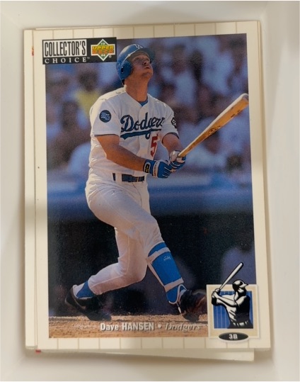 1994 Upper Deck Collector's Choice #416 Dave Hansen — front