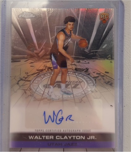 2025-26 Topps Chrome #TAUR2-WCJ Walter Clayton Jr. — front