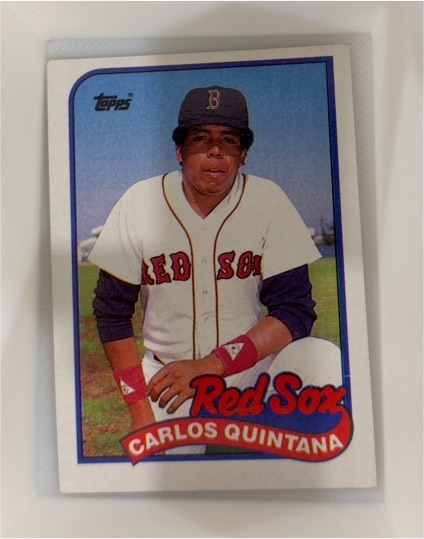 1989 Topps #704 Carlos Quintana — front