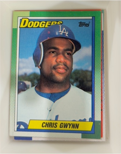 1990 Topps #456 Chris Gwynn — front