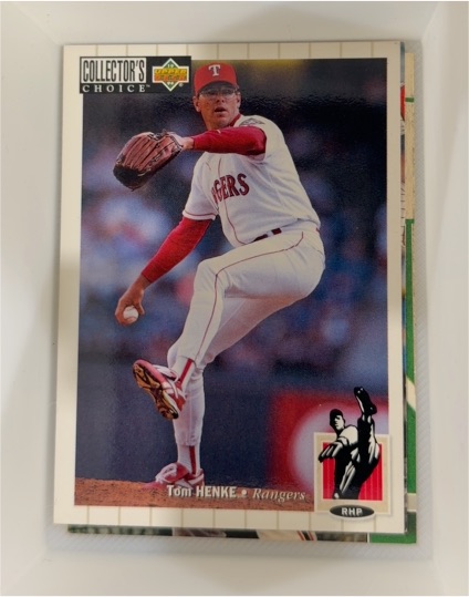 1994 Upper Deck Collector's Choice #628 Tom Henke — front