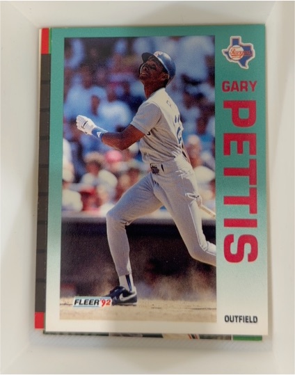 1992 Fleer #314 Gary Pettis — front
