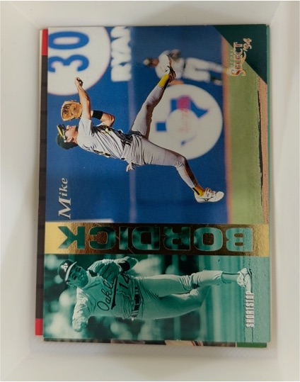 1994 Select #176 Mike Bordick — front