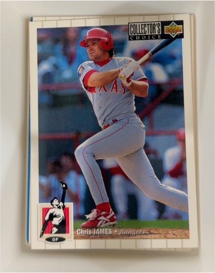 1994 Collector's Choice #507 Chris James — front