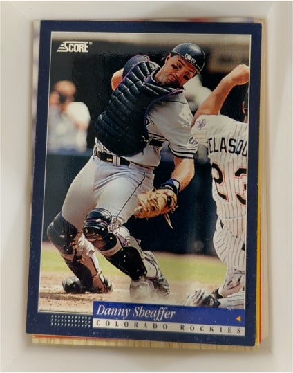 1994 Score #197 Danny Sheaffer — front