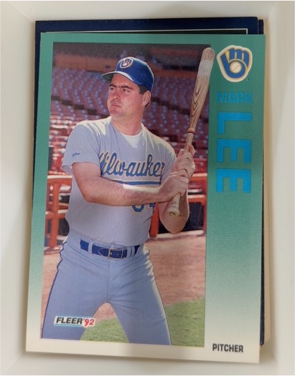 1992 Fleer #180 Mark Lee — front