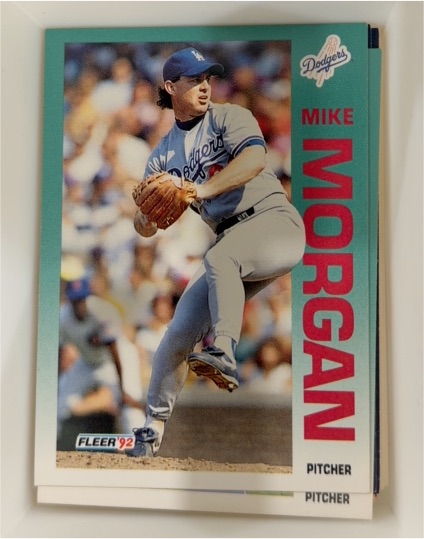 1992 Fleer #465 Mike Morgan — front