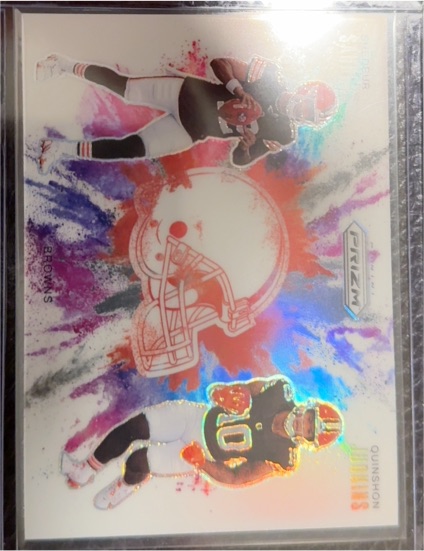 2024 Panini Prizm Color Blast #CB-10 Quinnson — front