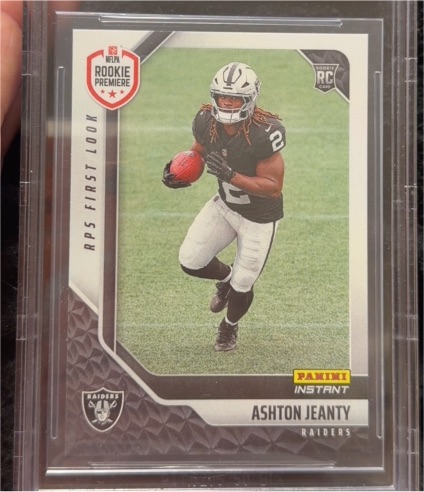 2025 Panini Instant RPS First Look #RPSFL-2 Ashton Jeanty — front