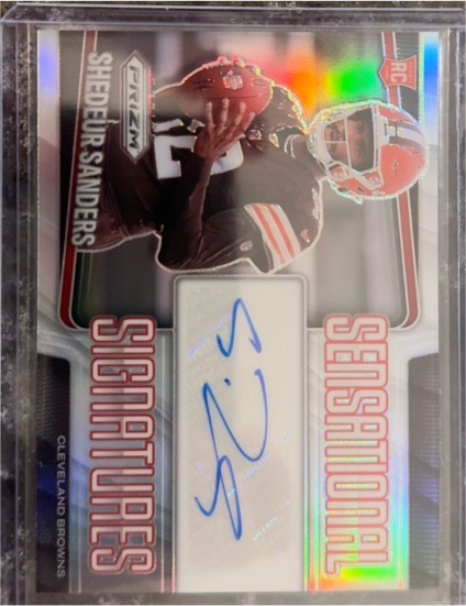 2025 Panini Prizm Sensational Signatures #SEN-SS Shedeur Sanders — front