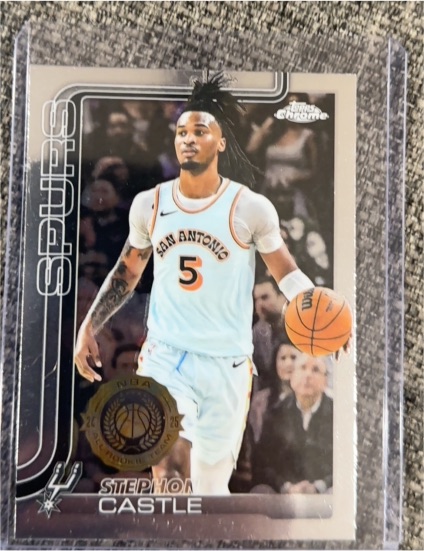 2025-26 Topps Chrome #228 Stephon Castle — front