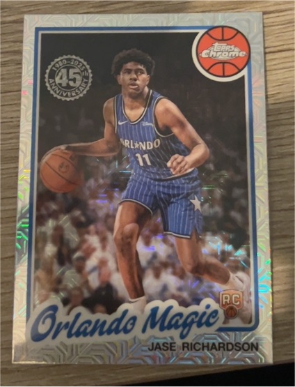 2025-26 Topps #TC-JR Jase Richardson 1980-81 Topps Chrome Basketball — front