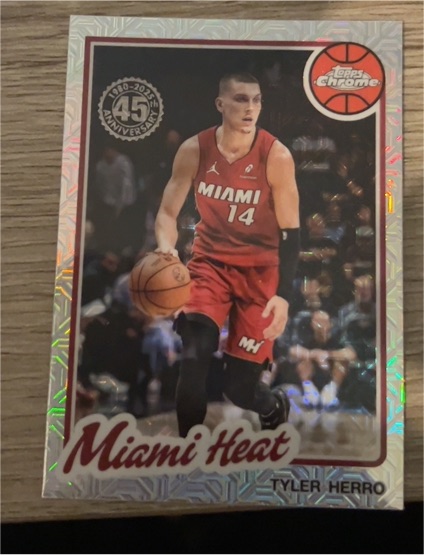 2025-26 Topps 1980-81 Topps Chrome #TC-THR Tyler Herro — front