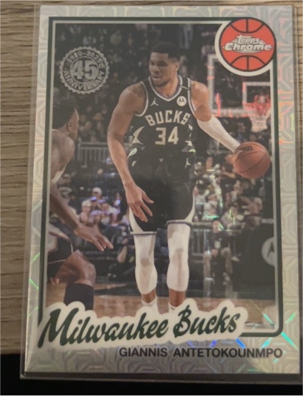 2025-26 Topps Chrome #TC-GA Giannis Antetokounmpo — front