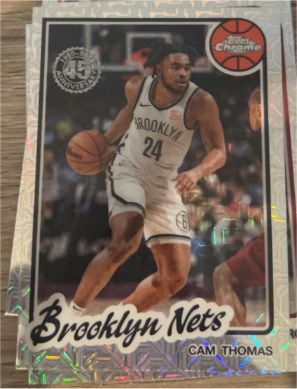 2025-26 Topps 1980-81 Chrome #TC-CT Cam Thomas — front