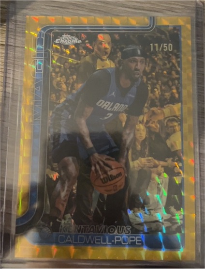 2025-26 Topps Chrome #143 Kentavious Caldwell-Pope X-Fractor — front