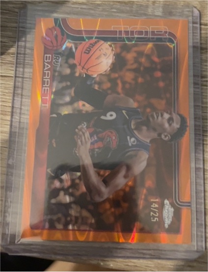 2025-26 Topps Chrome #225 RJ Barrett — front