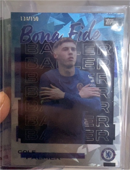 2025 Topps Bona Fide Baller #134/150 Cole Palmer — front