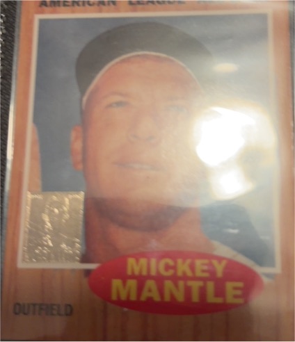 1996 Topps Mickey Mantle Commemorative Reprints #35 — front