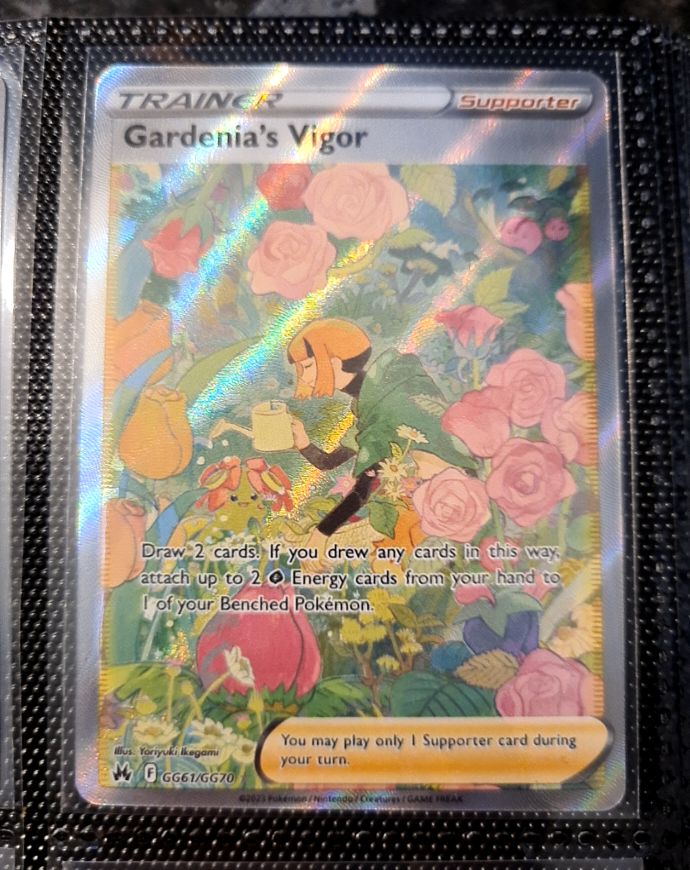 2023 Pokémon Crown Zenith: Galarian Gallery #GG61 Gardenia's Vigor — front