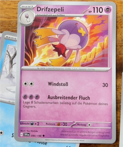 2023 Pokémon Scarlet & Violet #090 Drifzepeli — front