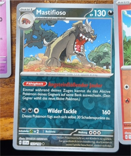 2023 Pokémon Scarlet & Violet #137 Mastifioso — front