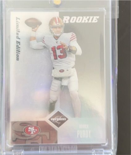 2022 Panini Limited #LI-48 Brock Purdy Rookie — front