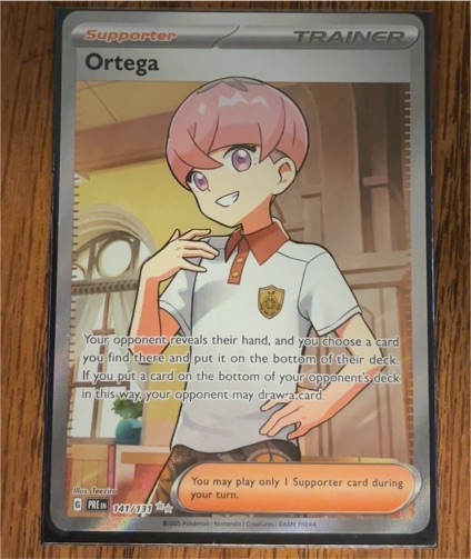 2023 Pokémon Scarlet & Violet Prismatic Evolutions #141 Ortega — front