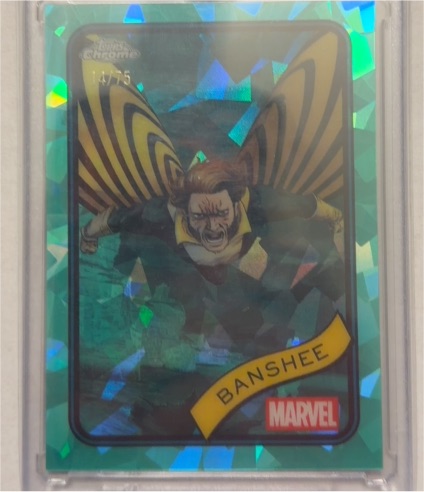 2025 Topps Chrome Marvel Sapphire #38 Banshee — front