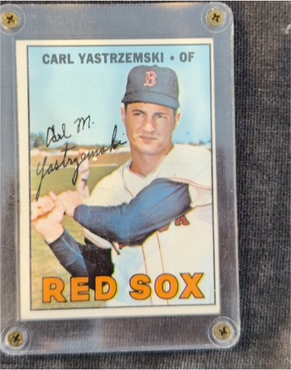 1987 Topps #314 Carl Yastrzemski Boston Red Sox — front