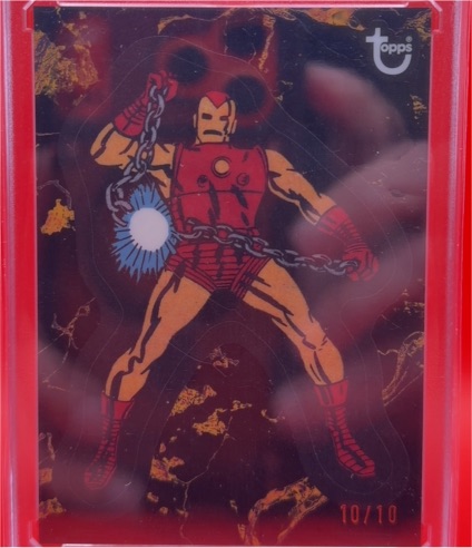 2025 Topps Marvel Comic Book Heroes #13 Iron Man — front