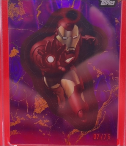 2025 Topps Marvel Comic Book Heroes 1975 Golden Anniversary #75 Iron Man — front
