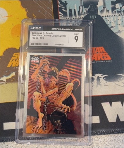 2023 Topps Star Wars Chrome Galaxy #29 Salacious B. Crumb — front
