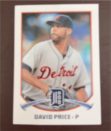 2012 Bowman #101 David Price — front