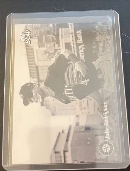2025 Topps Black & White Julio Rodriguez — front
