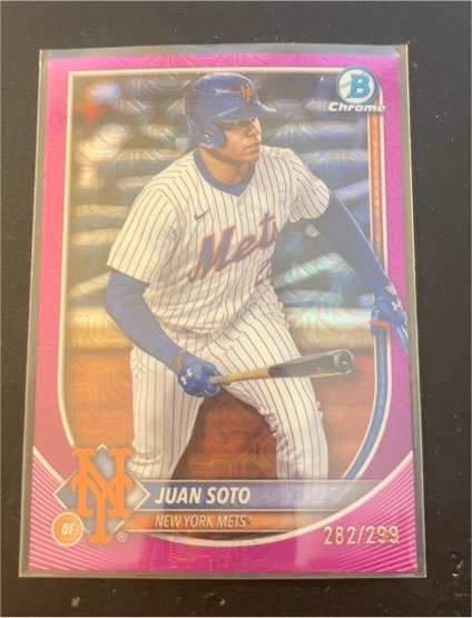 2025 Bowman Chrome #22 Juan Soto — front
