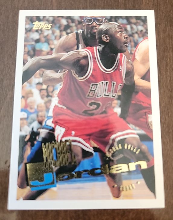 1995-96 Topps #277 Michael Jordan — front