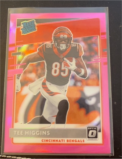 2020 Donruss Optic #160 Tee Higgins — front