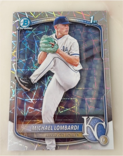 2025 Bowman Draft Chrome #BDC-118 Michael Lombardi — front
