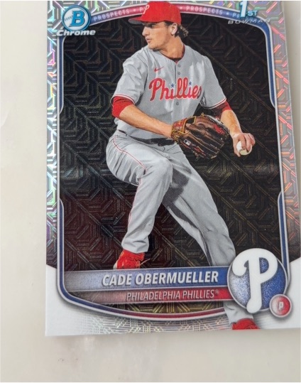 2025 Bowman Draft Chrome #BDC-80 Cade Obermueller — front