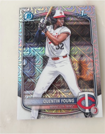 2025 Bowman Draft Chrome #BDC-92 Quentin Young — front