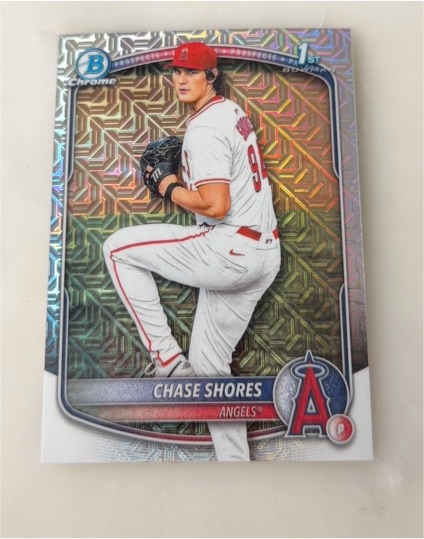 2025 Bowman Draft Chrome #BDC-142 Chase Shores — front