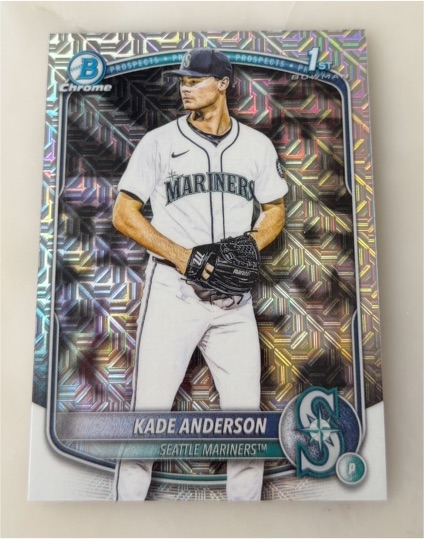 2025 Bowman Draft Chrome #BDC-3 Kade Anderson — front