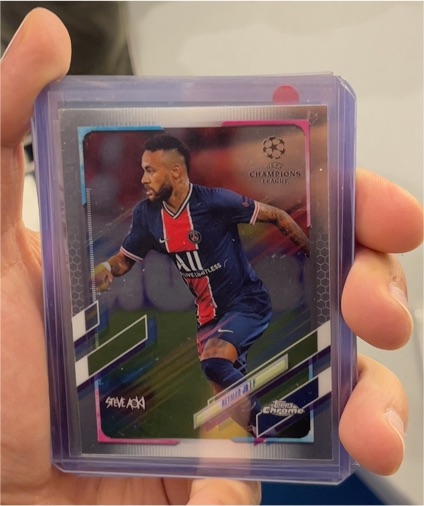 2020-21 Topps Chrome UEFA Champions League #16 Neymar Jr — front