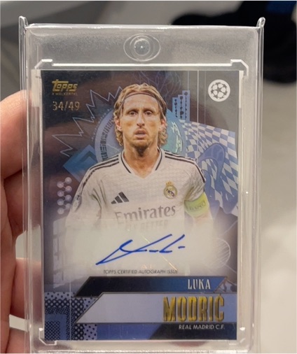 2024 Topps Gold UEFA Club Competitions #34 Luka Modric — front