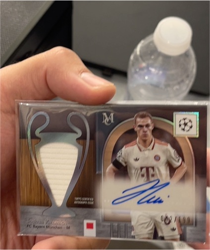 2024-25 Topps Museum Collection Joshua Kimmich Momentous Materials Jumbo Autograph #/25 — front