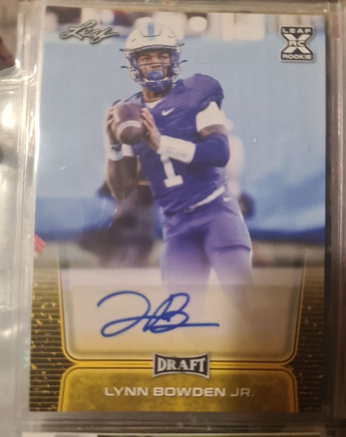 2020 Leaf Draft #BA-LB1 Lynn Bowden Jr. — front