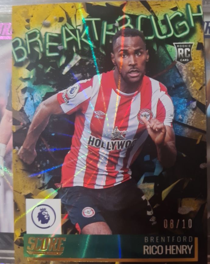 2021-22 Panini Score Premier League Breakthrough #3 Rico Henry — front